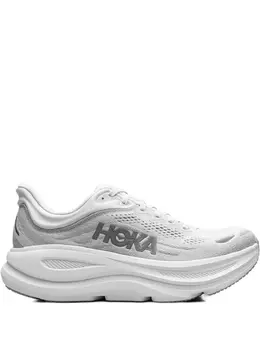 HOKA: Серебристые кроссовки 