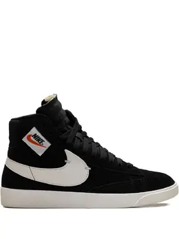 Nike: Чёрные кроссовки  Blazer Mid