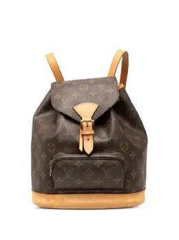 Louis Vuitton Pre-Owned: Коричневый рюкзак 