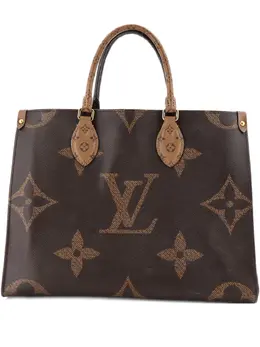 Louis Vuitton Pre-Owned: Коричневая сумка-шоппер 