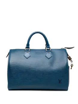 Louis Vuitton Pre-Owned: Голубая сумка 