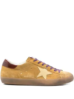 Golden Goose: Жёлтые кроссовки  Super Star