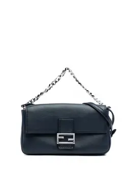 Fendi Pre-Owned: Голубая сумка 