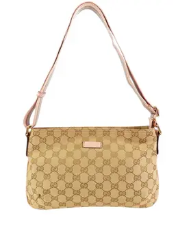 Gucci Pre-Owned: Коричневая сумка через плечо 
