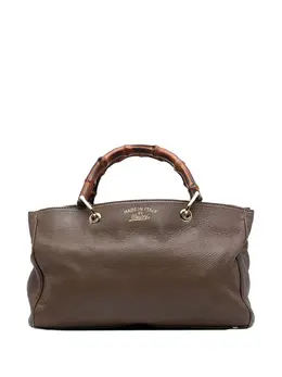 Gucci Pre-Owned: Коричневая сумка-шоппер 