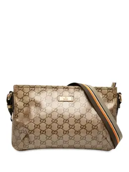 Gucci Pre-Owned: Коричневая сумка через плечо 