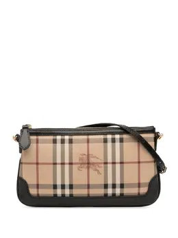 Burberry Pre-Owned: Коричневая сумка через плечо 