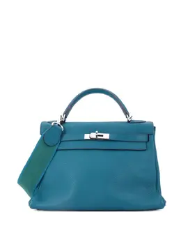 Hermès Pre-Owned: Голубая сумка 