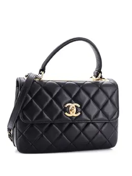 CHANEL Pre-Owned: Чёрная сумка на руку 