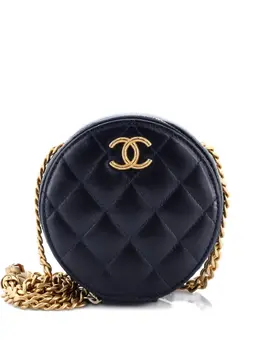 CHANEL Pre-Owned: Голубой клатч 