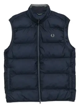 Fred Perry: Синий жилет 