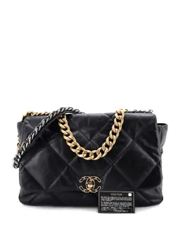 CHANEL Pre-Owned: Чёрная сумка 