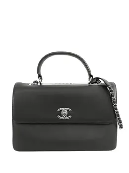 CHANEL Pre-Owned: Чёрная сумка на руку 