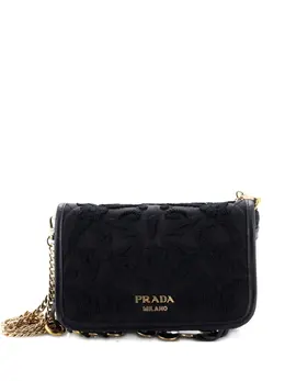 Prada Pre-Owned: Чёрная поясная сумка 