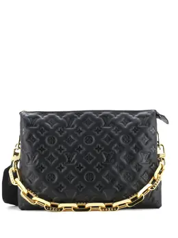 Louis Vuitton Pre-Owned: Чёрная сумка 
