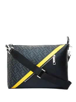 Fendi Pre-Owned: Чёрная сумка через плечо 