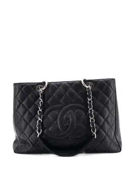 CHANEL Pre-Owned: Светлая сумка-шоппер 