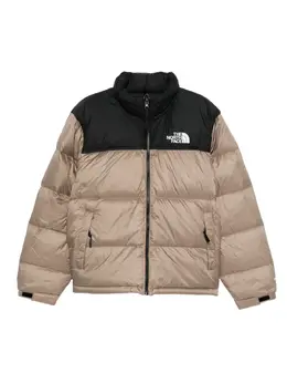 The North Face: Бежевая куртка  1996 Retro Nuptse