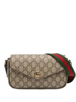 Gucci Pre-Owned: Коричневая сумка через плечо 
