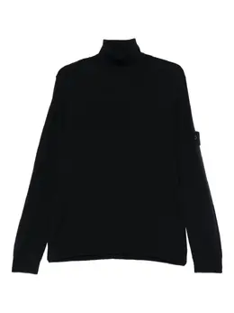 Stone Island: Чёрный свитер 