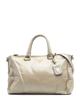 Prada Pre-Owned: Коричневая сумка 