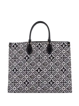 Louis Vuitton Pre-Owned: Чёрная сумка-шоппер 