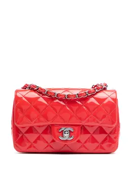 CHANEL Pre-Owned: Серебристая сумка через плечо 