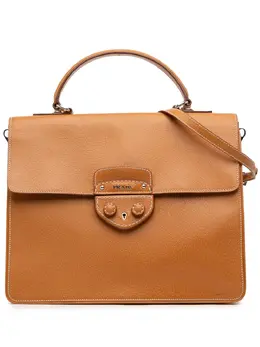 Prada Pre-Owned: Коричневая сумка на руку 