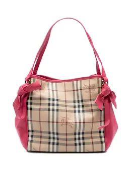 Burberry Pre-Owned: Розовая сумка-шоппер 