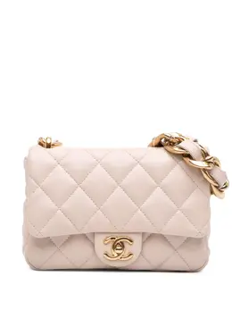 CHANEL Pre-Owned: Коричневая сумка 