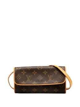 Louis Vuitton Pre-Owned: Коричневая сумка через плечо 