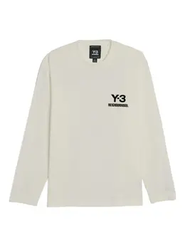 Y-3: Футболка с длинным рукавом 