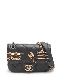 CHANEL Pre-Owned: Двухцветная сумка через плечо 