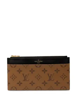 Louis Vuitton Pre-Owned: Коричневый кошелёк 