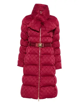 Elisabetta Franchi: Красный пуховик 