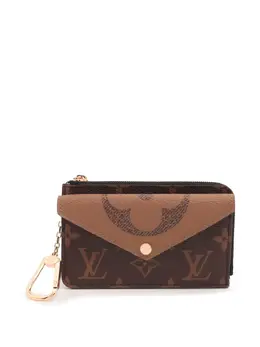 Louis Vuitton Pre-Owned: Коричневый картхолдер 