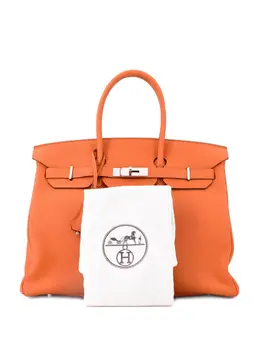 Hermès Pre-Owned: Оранжевая сумка 