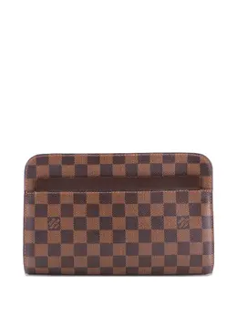 Louis Vuitton Pre-Owned: Коричневый клатч 