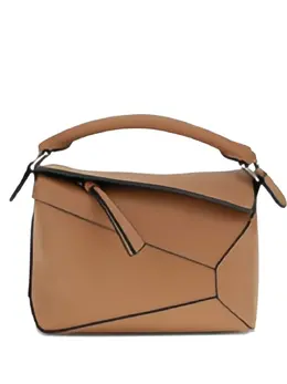LOEWE: Светлая сумка-шоппер  Puzzle