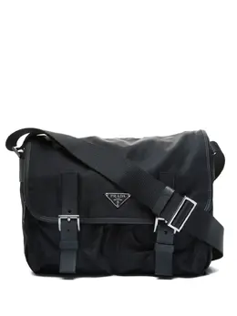 Prada Pre-Owned: Чёрная сумка через плечо 