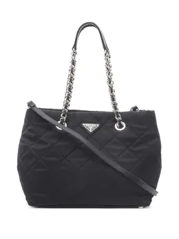 Prada Pre-Owned: Чёрная сумка-шоппер 