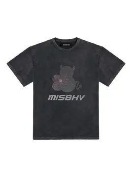 MISBHV: Футболка со стразами 
