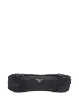 Prada Pre-Owned: Чёрная поясная сумка 
