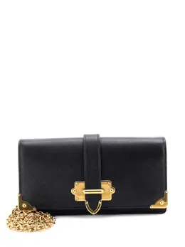 Prada Pre-Owned: Чёрная сумка через плечо 