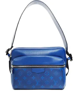 Louis Vuitton Pre-Owned: Голубая сумка 