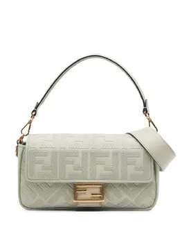 Fendi Pre-Owned: Зелёная сумка 