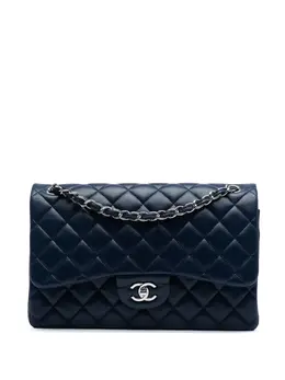 CHANEL Pre-Owned: Голубая сумка 
