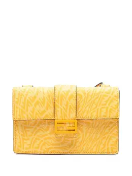Fendi Pre-Owned: Жёлтая сумка через плечо 