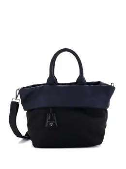 Prada Pre-Owned: Чёрная сумка-шоппер 