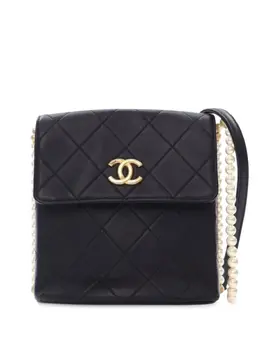 CHANEL Pre-Owned: Чёрная сумка 